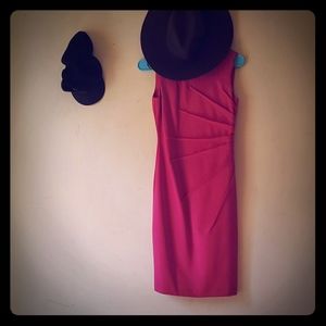Sleeveless Pink Sheath Dress